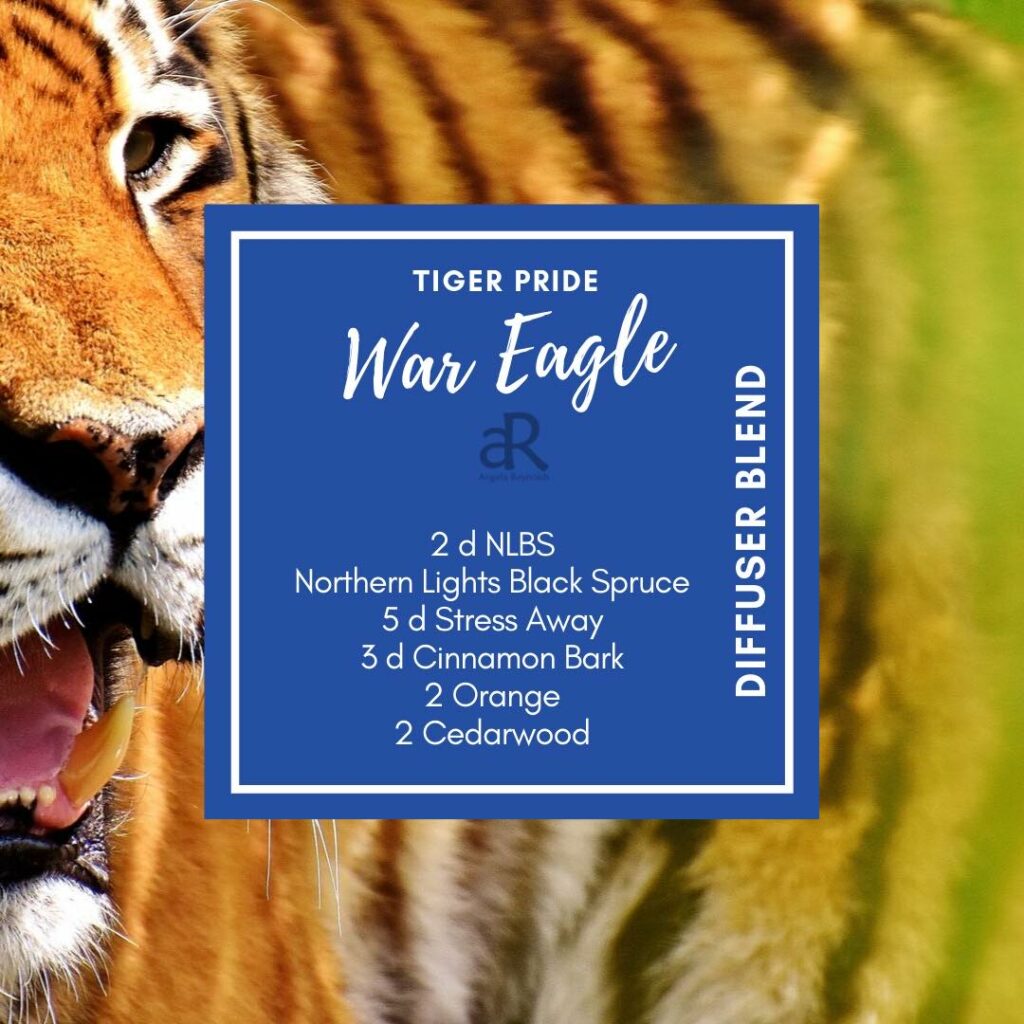 Tiger Pride Auburn War Eagle Diffuser Blend